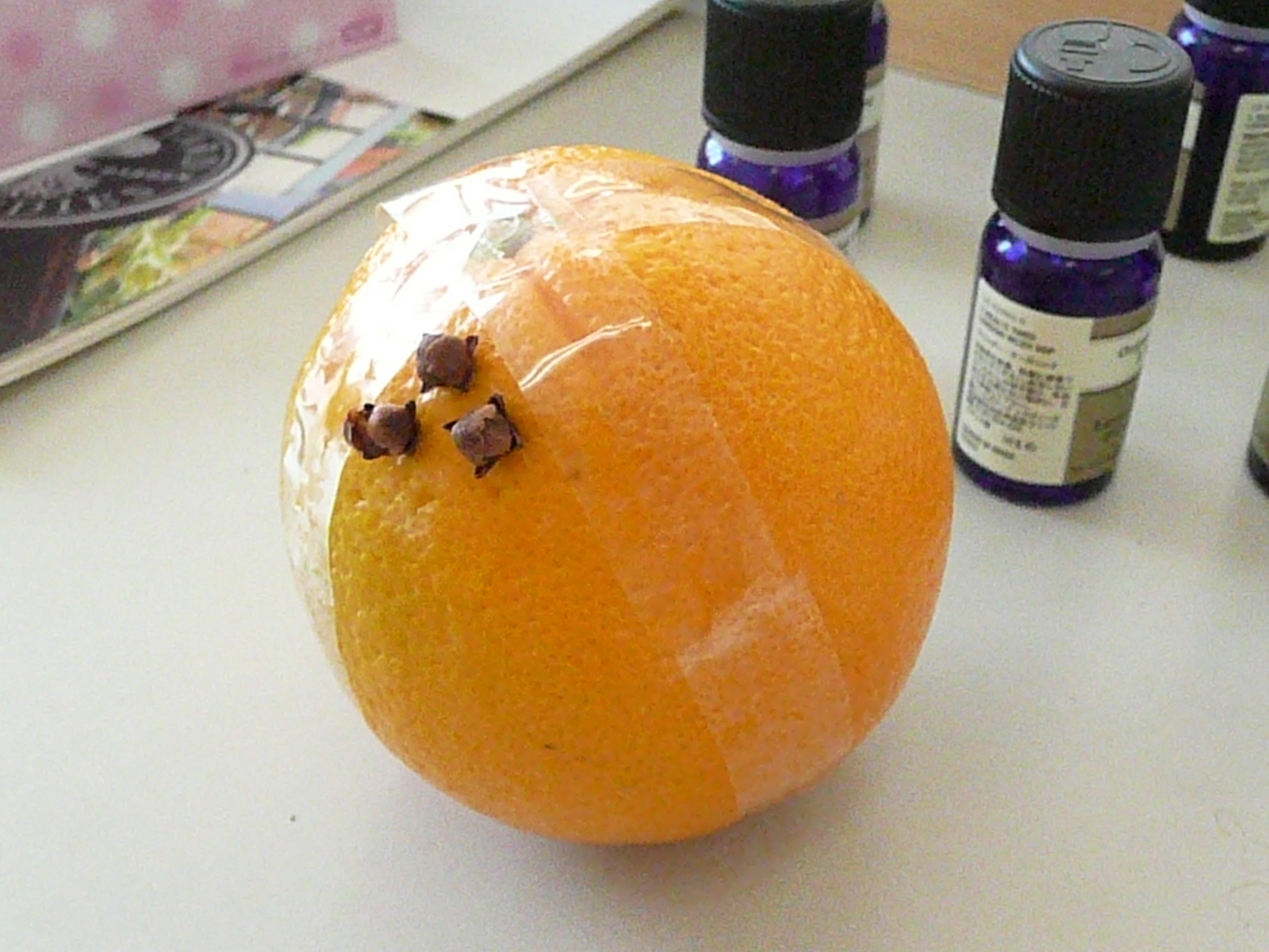 オレンジポマンダー作りの講座を開催しました 奈良 生駒のアロマセラピーサロン スクール Aromatic Planet